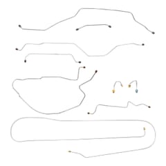 (1968-69) Brake Line Set - 2wd-Long-Coil-Manual